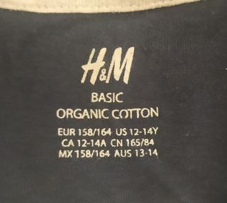 Lote de camisetas manga corta, 14 años 