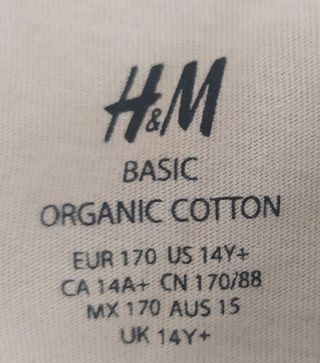 Lote de camisetas manga corta, 14 años 