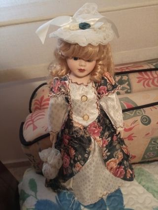 Muñeca porcelana vintage