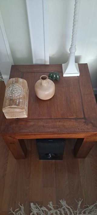 Mesa auxiliar de comedor, madera de acacia