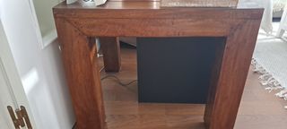 Mesa auxiliar de comedor, madera de acacia