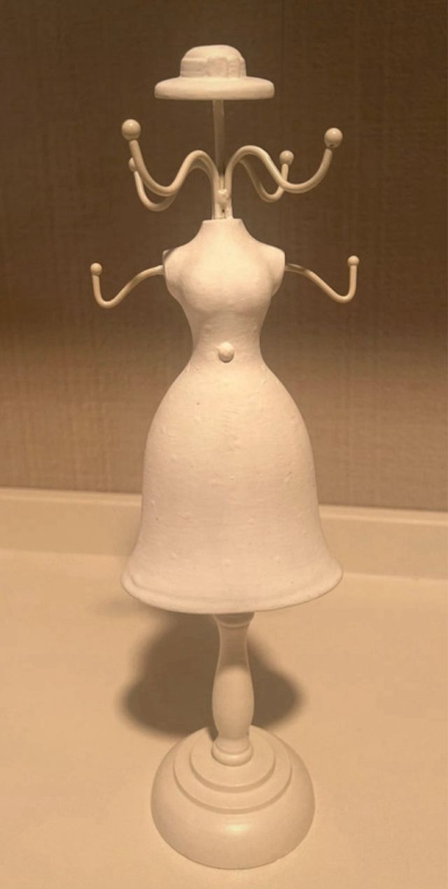 Espositore gioielli bianco