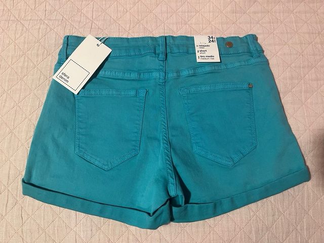Shorts Sfera Denim turquesa XS
