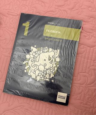 Libro de Filosofía, 1° bachillerato.