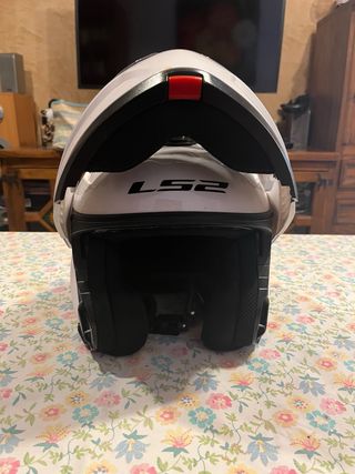 Casco moto LS2 Strobe II blanco