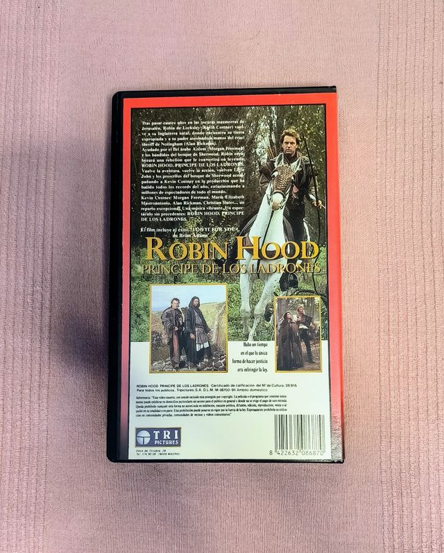 VHS Robin Hood: Príncipe de los Ladrones