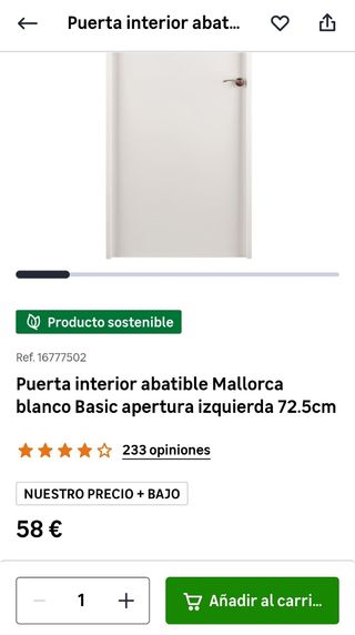 Puerta blanca - Leroy Merlin