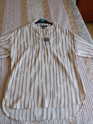Blusa Primark beige M