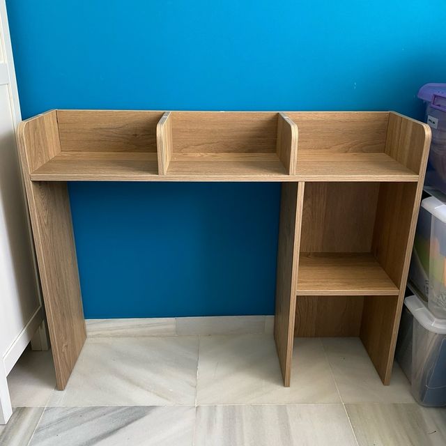 Estantería escritorio madera