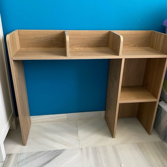 Estantería escritorio madera