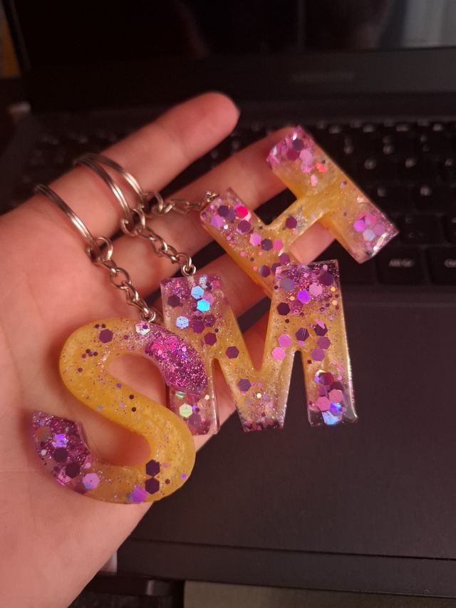 Llaveros letra de inicial