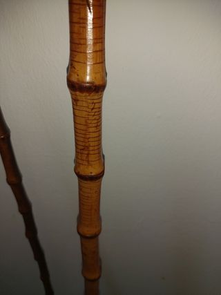 Bastoncini antichi in bambù e cervo