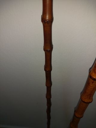 Bastoncini antichi in bambù e cervo