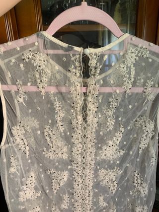 Top blanco pedrería-transparencia