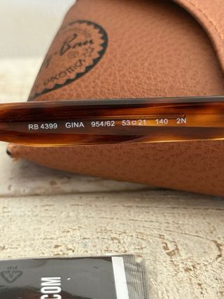 Rayban Gafas Sol Marrón. Modelo Gina 