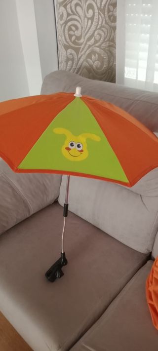 Paraguas y funda silla bebé