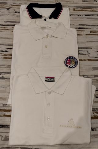 Polos blancos hombre - Pack 3