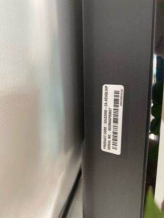 TV LG - Televisión pantalla negra