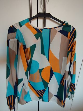 Camisa manga larga multicolor