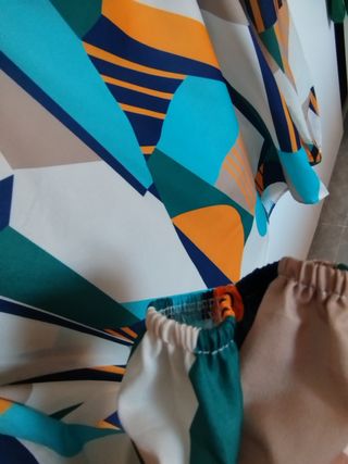 Camisa manga larga multicolor