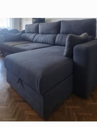Sofá cama chaise longue 3 plazas