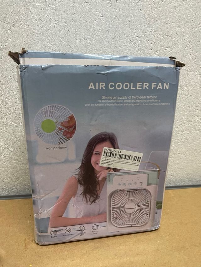Ventilador Portátil con Humidificador y Luz