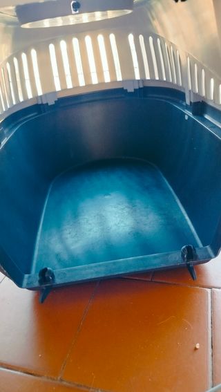 Transportín mascotas beige