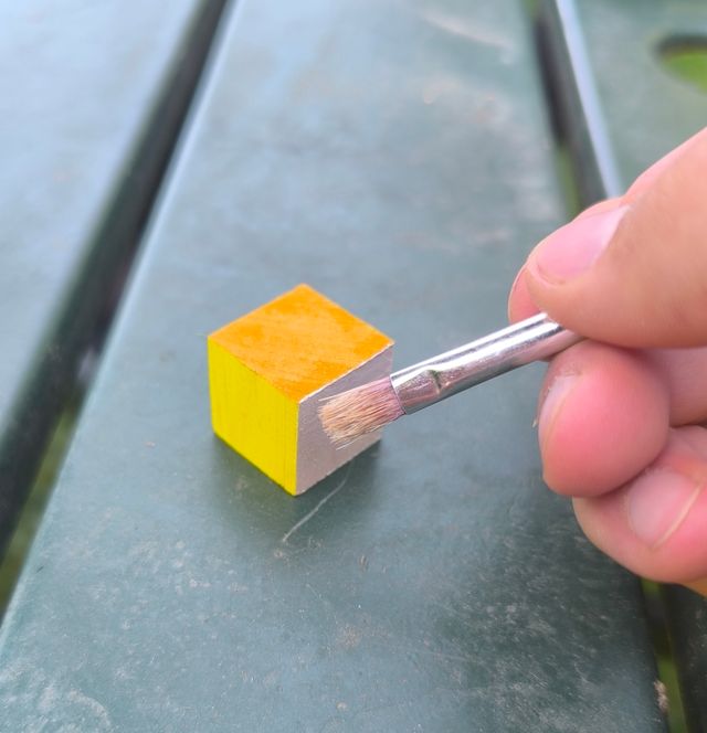 Torcia Minecraft in Legno