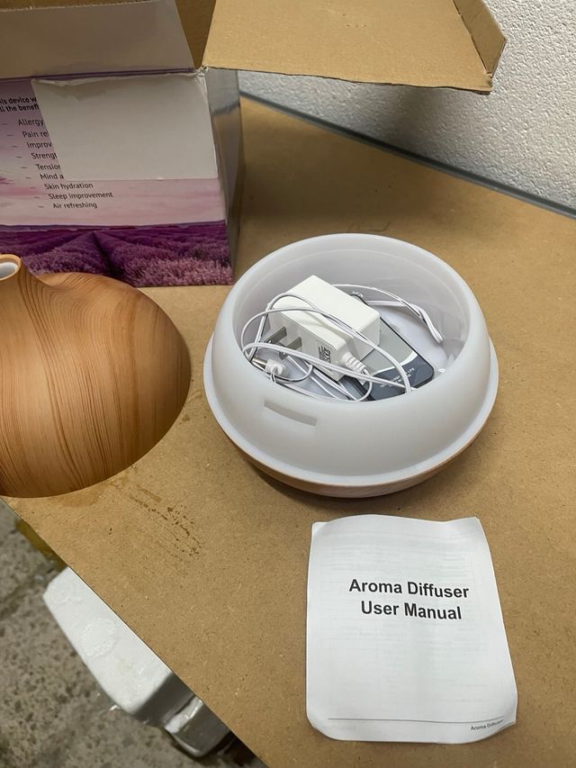 Humidificador Aroma 500ml - Madera