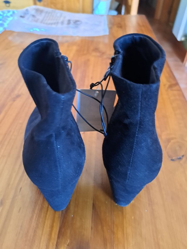 Botas negras tacón - talla 40