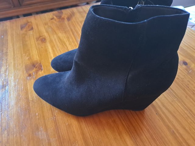 Botas negras tacón - talla 40