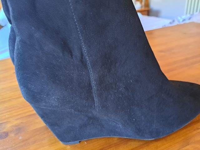 Botas negras tacón - talla 40