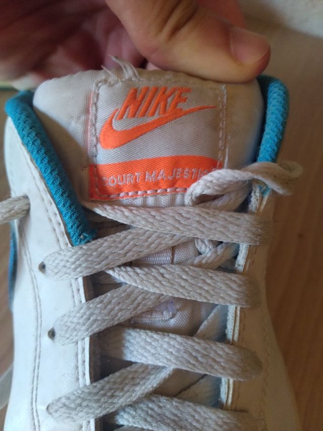 Zapatillas Nike Court Majestic Blancas y Azules