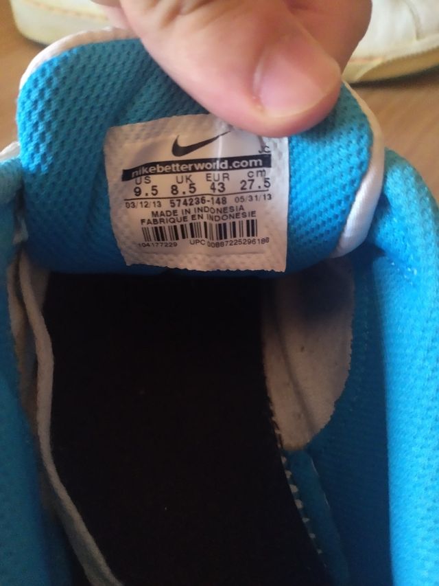 Zapatillas Nike Court Majestic Blancas y Azules