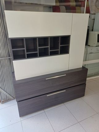 MUEBLE COMEDOR BLANCO/CENIZA SEMINUEVO
