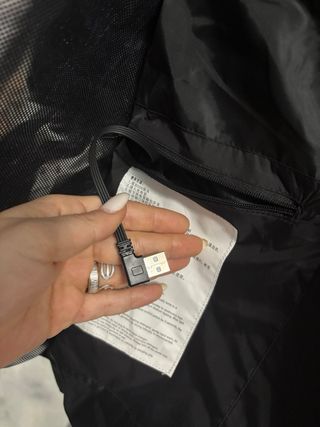 Chaleco térmico unisex negro