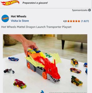 Hot Wheels Dragon Launch Playset