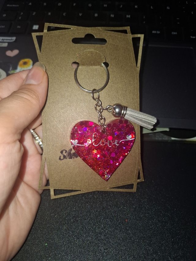 Llavero Mariposa, corazón, estrella..personalizado