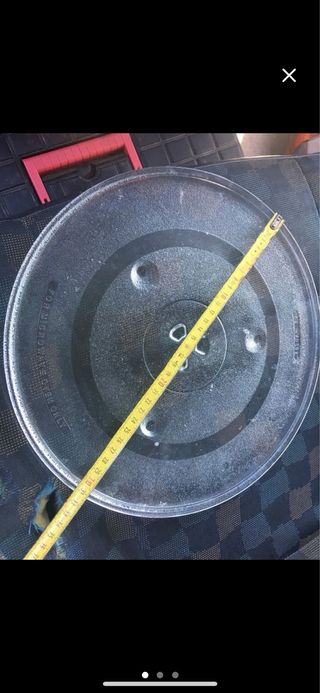 Plato cristal microondas 31 cm
