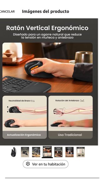Ratón ProtoArc EM11 - Ergonómico