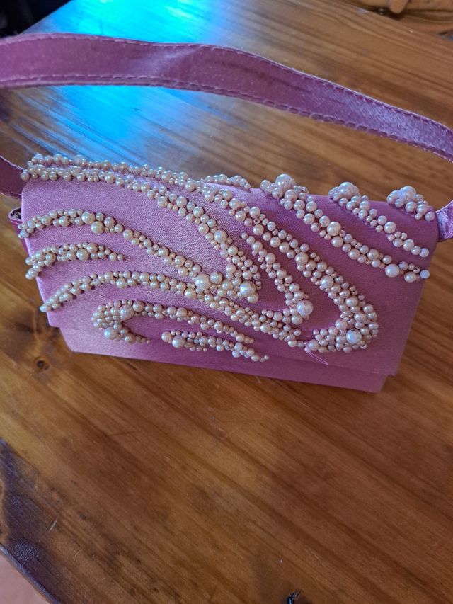 Bolso Pink - Pedrería