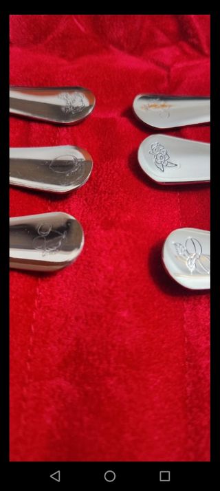 Set 6 Cucchiaini Acciaio