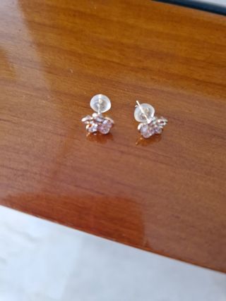 Pendientes flor oro 9k TimeRoad