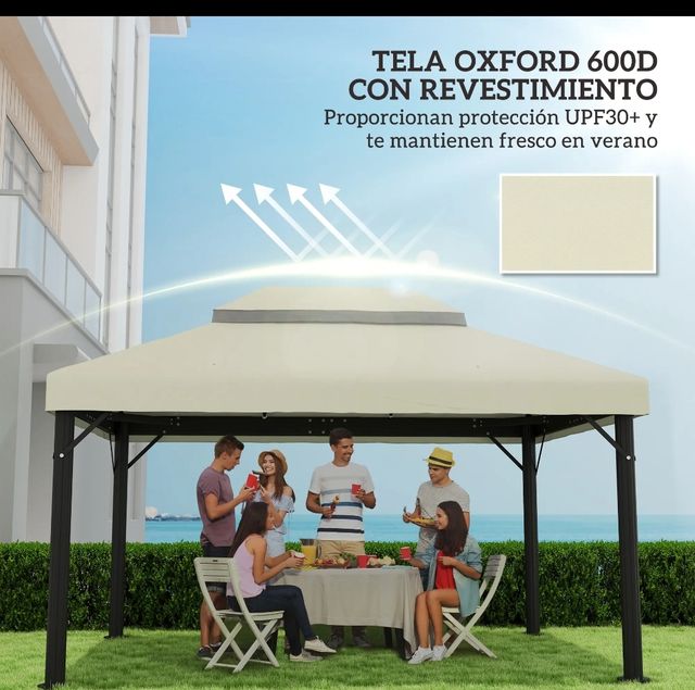 Techo repuesto cenador 4x3