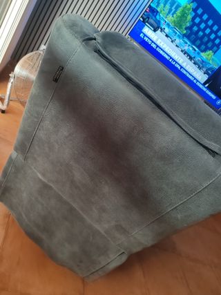 Sillón relax gris microfibra