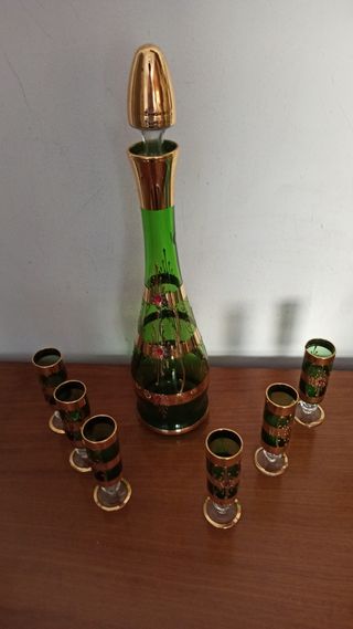 Set Murano: Caraffa & 6 Bicchieri