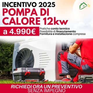 Pompa calore 12kw - 4990€