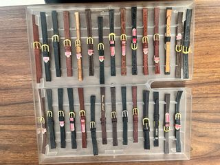 Correas de piel para reloj- 38 uds
