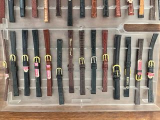 Correas de piel para reloj- 38 uds