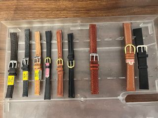 Correas de piel para reloj- 38 uds